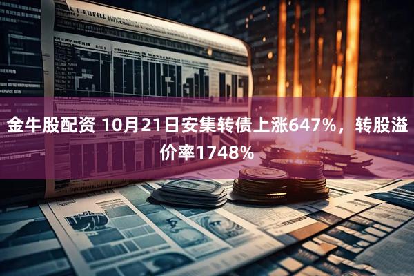 金牛股配资 10月21日安集转债上涨647%，转股溢价率1748%