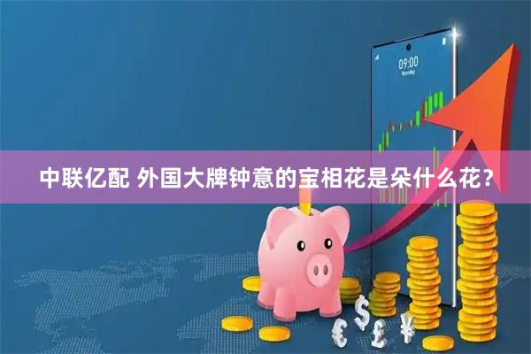 中联亿配 外国大牌钟意的宝相花是朵什么花?